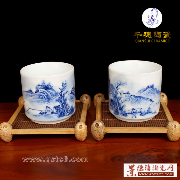 景德镇陶瓷品茗杯