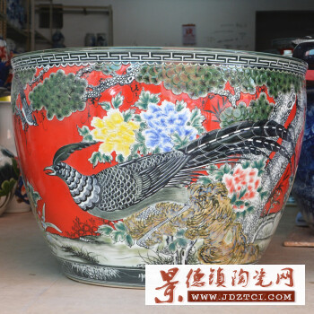 景德镇陶瓷器鱼缸